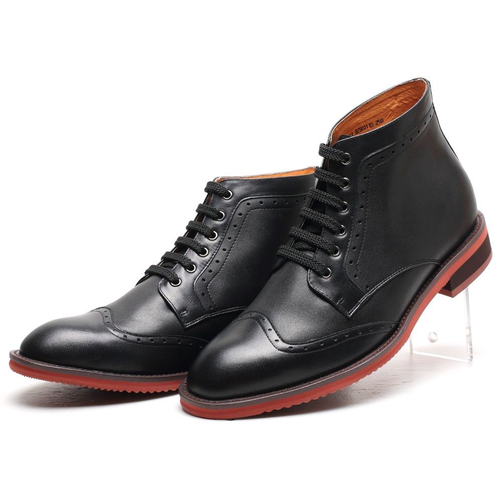 Brogues Oxford Height Increasing Elevate Dress Boot For Men Help The ...