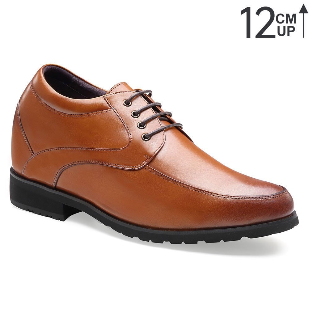  Men's Business Dress Shoes Work Office Casual Single Shoes  Round Toe Vintage Formal Leather Shoes Walking Flat Lace Up Shoes,Brown-38  : Clothing, Shoes & Jewelry